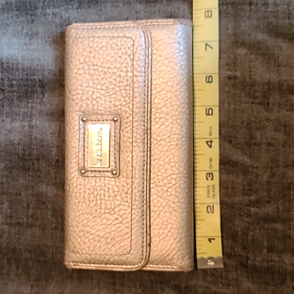 Liz Claiborne pewter color wallet
